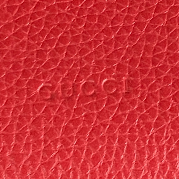 Gucci Bamboo Daily Top Handle Bag Leather Red - Picture 11 of 12